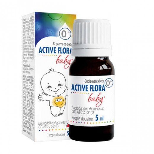 Active Flora Baby +, krople, 5ml