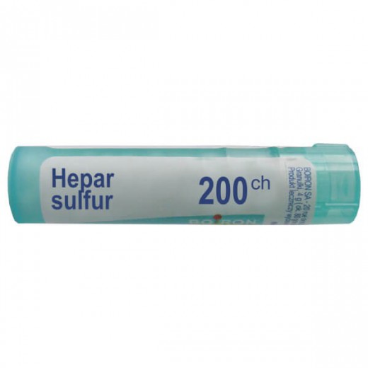 Boiron Hepar sulfur, 200 CH, granulki, 4 g