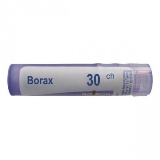 Boiron Borax, 30 CH, granulki, 4 g