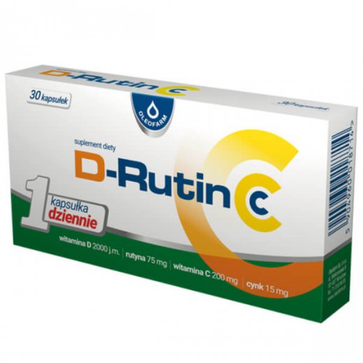 D-Rutin CC, Oleofarm, 30 kapsułek