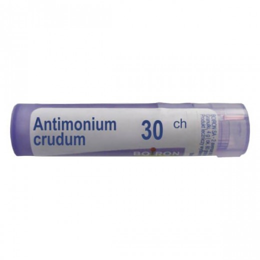 Boiron Antimonium crudum, 30 CH, granulki, 4 g