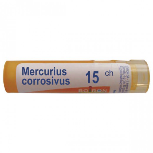 Boiron Mercurius corrosivus, 15 CH, granulki, 4 g