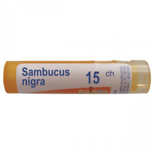 Boiron Sambucus nigra, 15 CH, granulki, 4 g