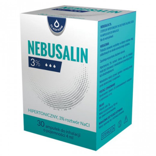 Nebusalin 3%, ampułki, 30 x 4 ml
