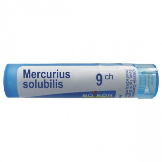 Boiron Mercurius solubilis, 9 CH, granulki, 4 g