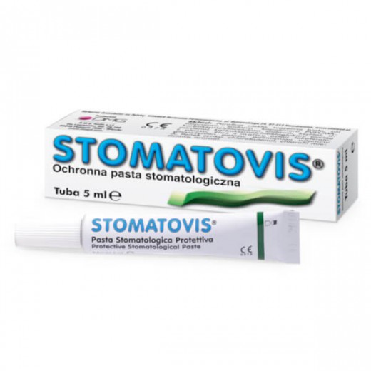 Stomatovis, pasta stomatologiczna, do stosowania w jamie ustnej, 5 ml