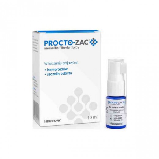 Procto-Zac MemeThol Barrier Spray, 10ml