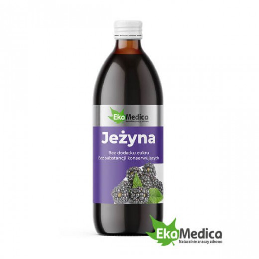 EkaMedica Jeżyna, Sok 100%, 500ml