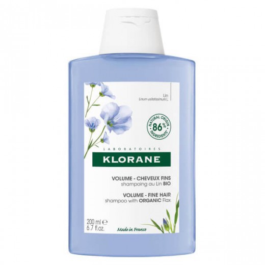 Klorane, szampon z Organicznym Lnem, 200ml