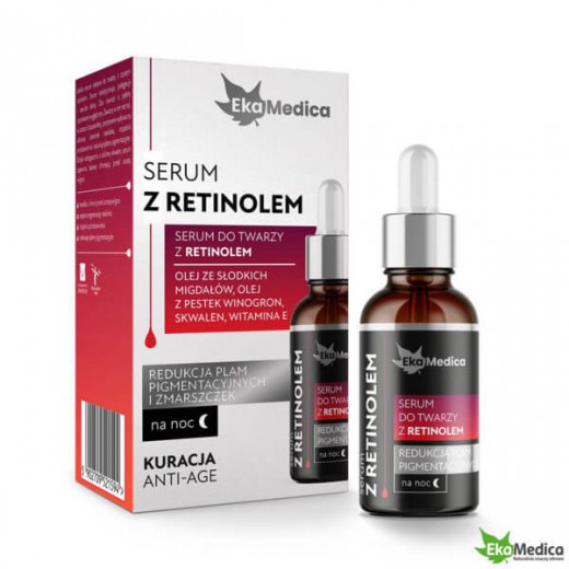 EkaMedica Serum do twarzy z retinolem, 20 ml