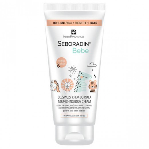 Seboradin Bebe, odżywczy krem do ciała dla dzieci, 200 ml