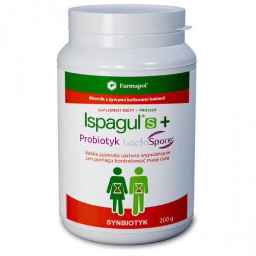 Ispagul S + probiotyk, LactoSpore, 200 g