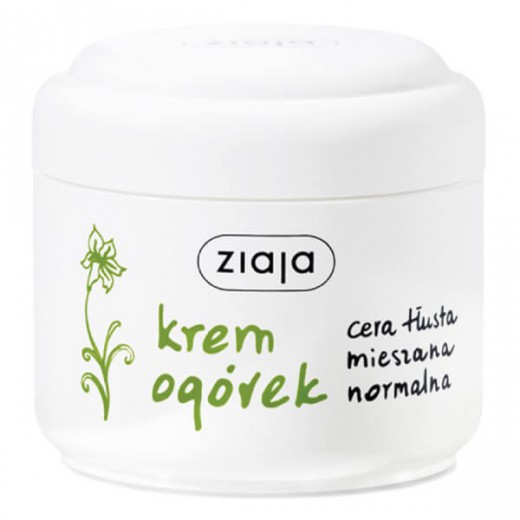 Ziaja Ogórkowa, krem do twarzy, 100 ml