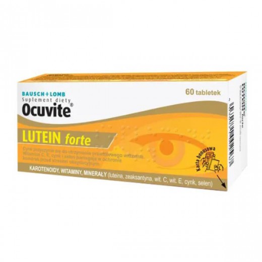 Ocuvite Lutein Forte, 60 tabletek
