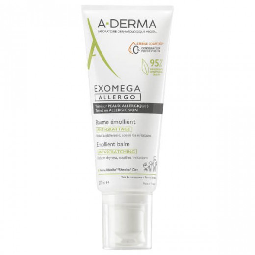 A-derma Exomega Allergo, balsam emolient, kosmetyk sterylny, 200ml