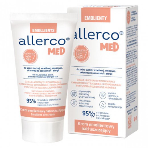 Allerco Emolienty, krem emolientowy natłuszczający, 75 ml