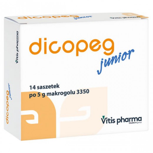 Dicopeg Junior, od 6 miesiąca, 5 g x 14 saszetek