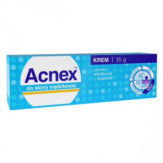 Acnex, krem do skóry trądzikowej, 35g