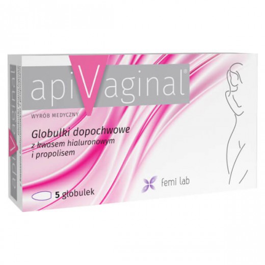 apiVaginal, globulki propolisowe, 5 sztuk