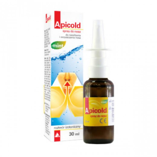 Apicold Mint, spray do nosa, 30 ml