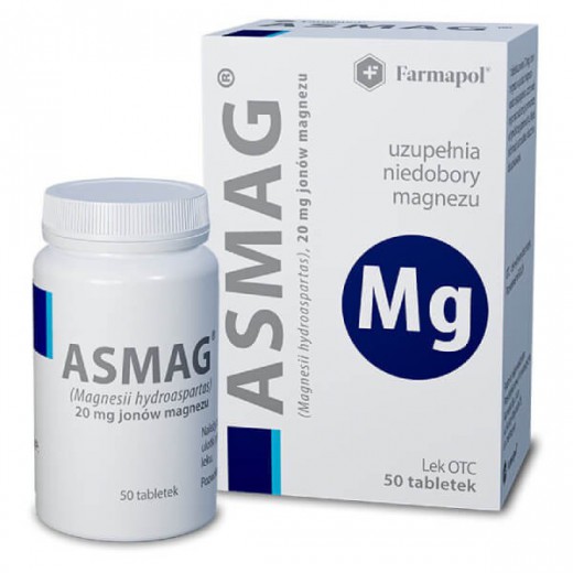 Asmag 20 mg, 50 tabletek
