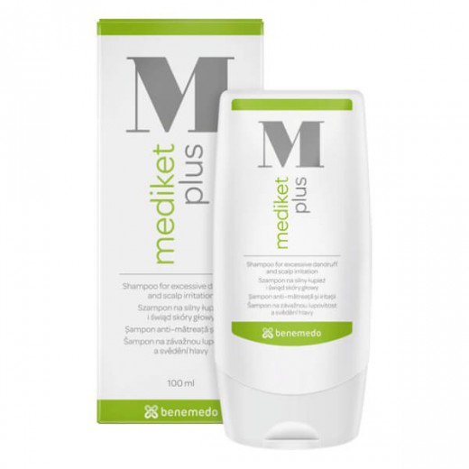 Mediket Plus, szampon na silny łupież i świąd skóry głowy, 100 ml
