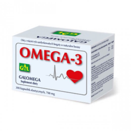 GAL Omega-3, 300 kapsułek elastycznych