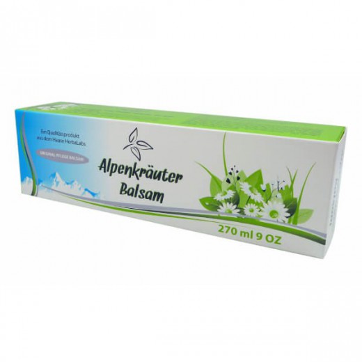 Herbalabs, Alpenkrauter balsam, alpejski balsam ziołowy, 270 ml
