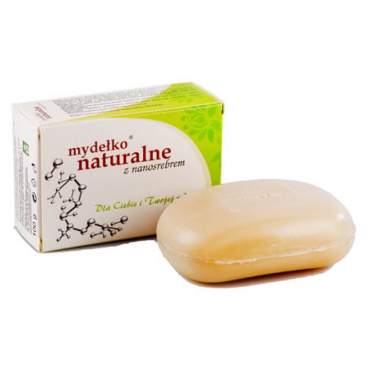 VinSvin, mydełko naturalne z nanosrebrem, kostka, 100 g