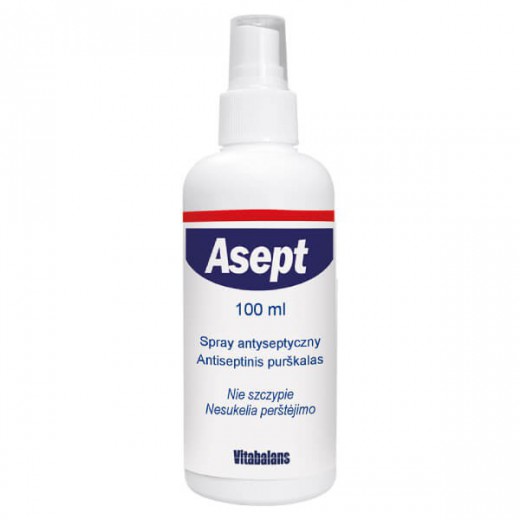 Asept Aerosol, do dezynfekcji skóry, 100 ml