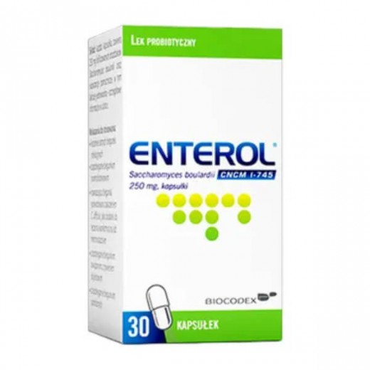 Enterol, 250 mg, 30 kapsułek