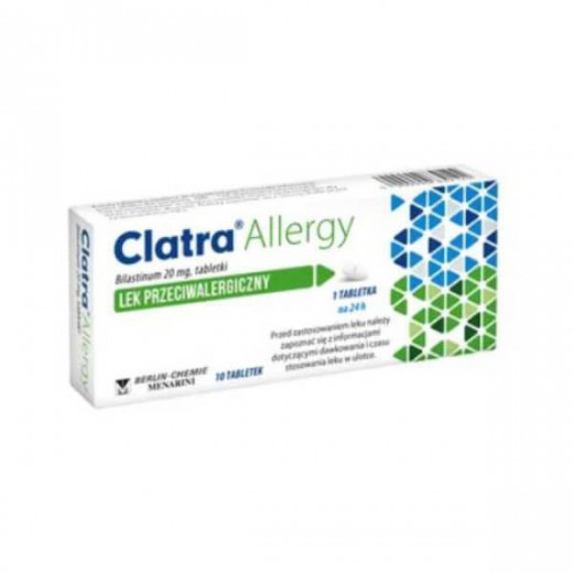 Clatra Allergy 20mg, 10 tabletek