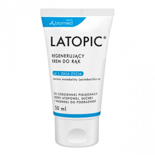 Latopic, regenerujący krem do rąk od 1 dnia życia, skóra atopowa, 50 ml