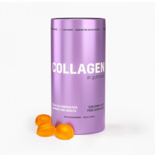Noble Health Kolagen w żelkach, smak brzoskwiniowy, 300 g