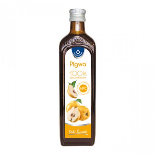 Oleofarm Soki Świata Pigwa, 100% sok z owoców, 490 ml