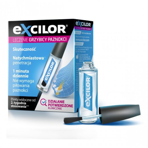 Excilor Leczenie grzybicy paznokci, płyn 3,3 ml