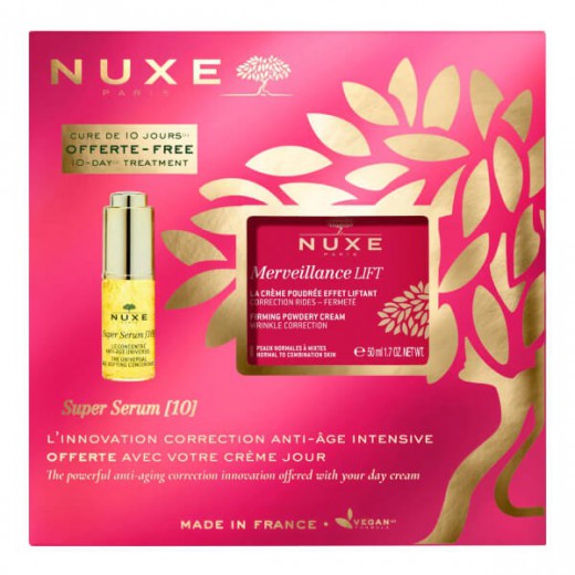 Nuxe Zestaw Merveillance Lift Krem, 50ml + Serum, 5ml