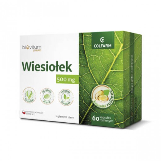 Biovitum Liquid Wiesiołek, 60 kapsułek roślinnych