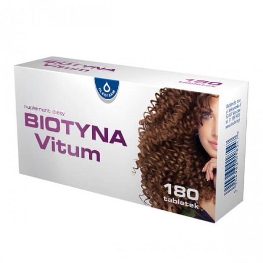 Biotyna Vitum 2,5 mg, 180 tabletek