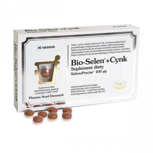Pharma Nord Bio-Selen + Cynk, 30 tabletek