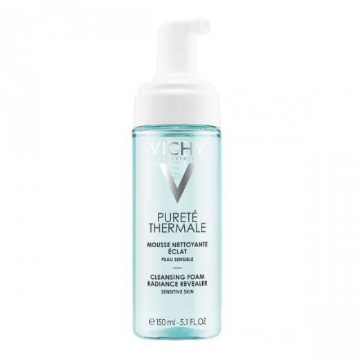 Vichy Purete Thermale, pianka oczyszczająca, przywracająca blask skóry, 150 ml