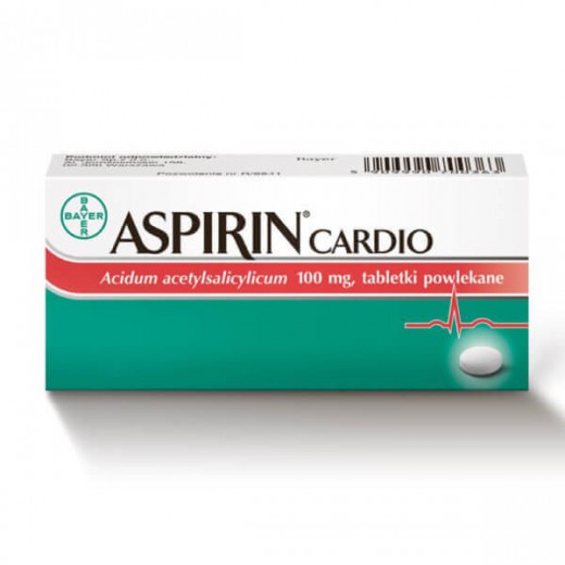 Aspirin Cardio 100 mg, 30 tabletek (import równoległy Forfarm)