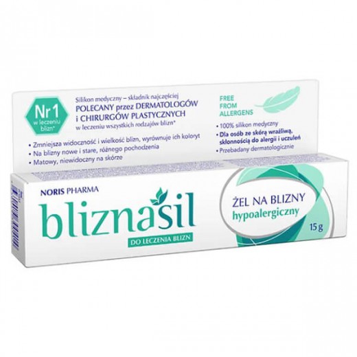 Bliznasil, żel na blizny, hypoalergiczny, 15 g