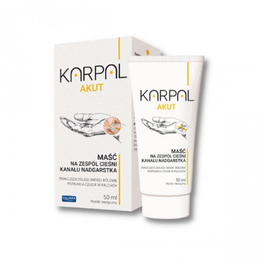 Karpal Akut, maść na zespół cieśni kanału nadgarstka, 50 ml