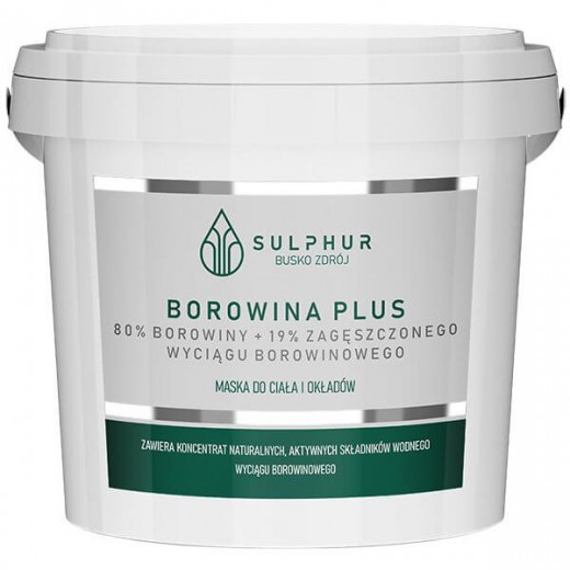 Sulphur Kuracja Borowinowa, borowina plus, pasta, 1 kg