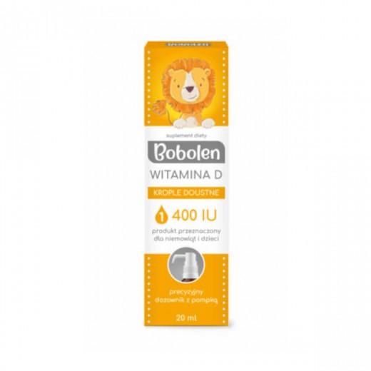 Bobolen Witamina D3 krople, 20ml