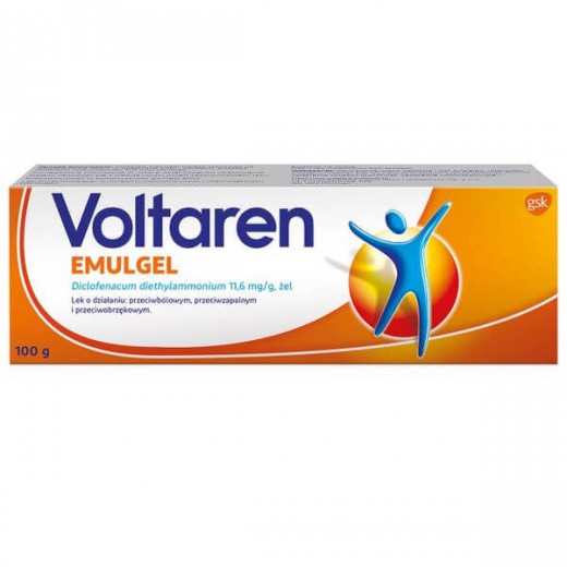 Voltaren Emulgel, żel, 100 g (import równoległy Pharmapoint)