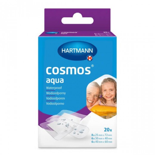 Cosmos aqua Plastry opatrunkowe, 20 sztuk