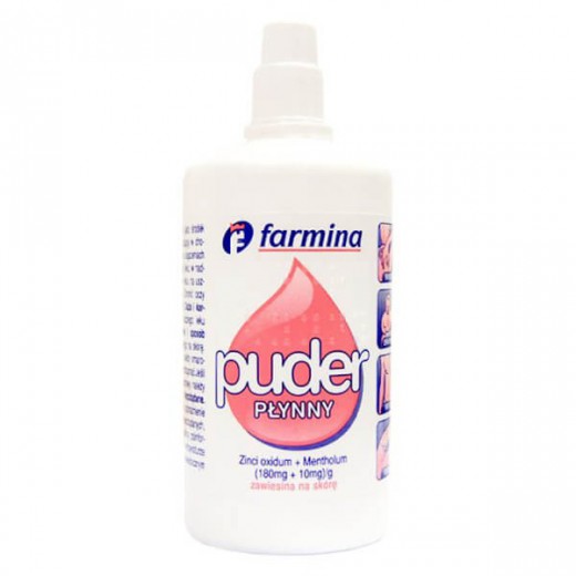 Puder płynny (180 mg + 10 mg)/g, zawiesina na skórę, 100 g