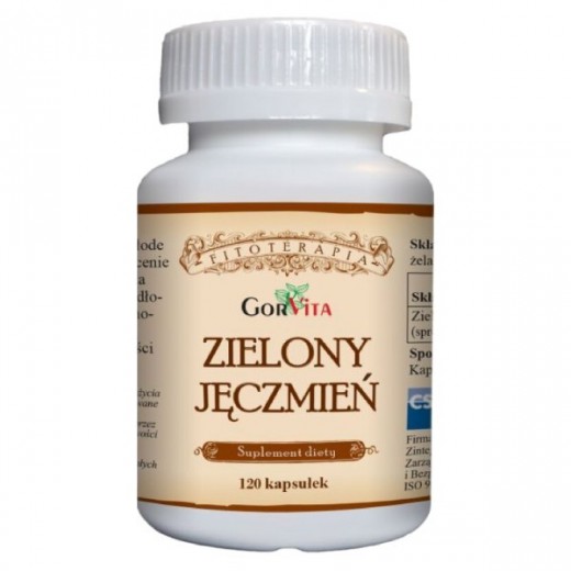 GorVita, zielony jęczmień, 120 kapsułek